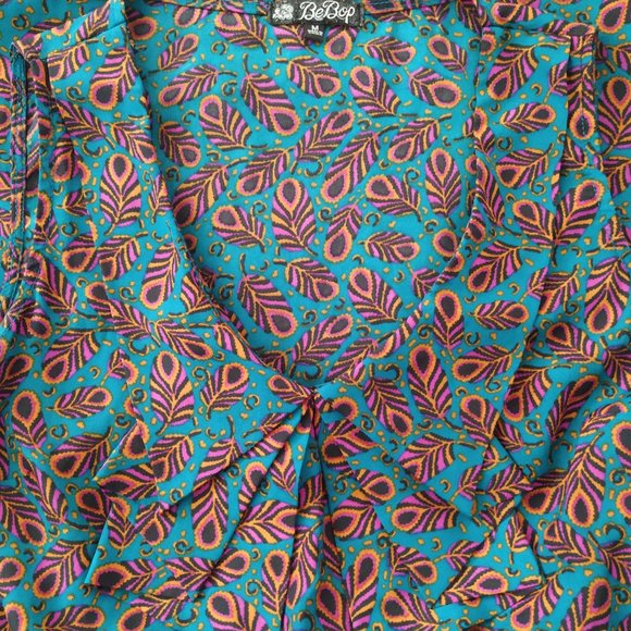 M👗BeBop Vintage Inspired sleeveless ruffles dress with pockets - Picture 3 of 10